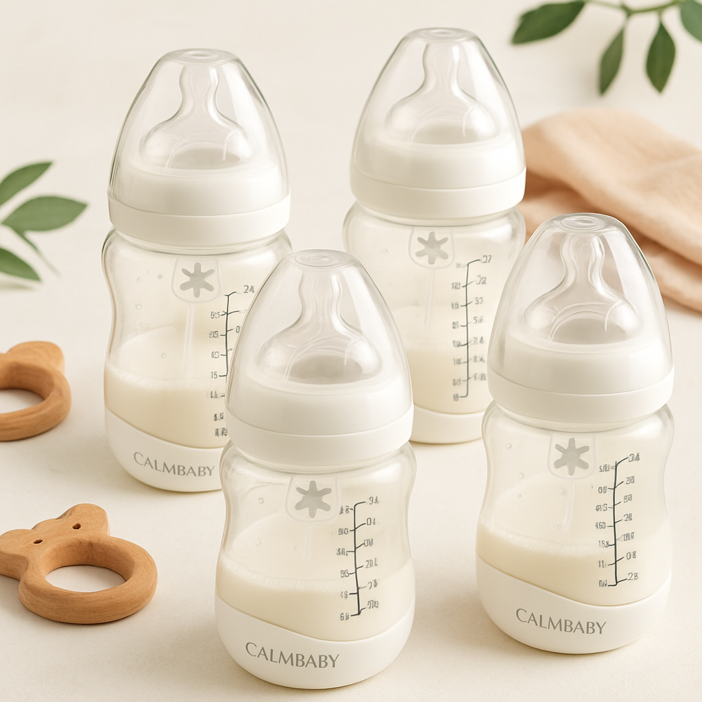 Set of 4 Anti-Colic Baby Bottles | Patented Ventilation System