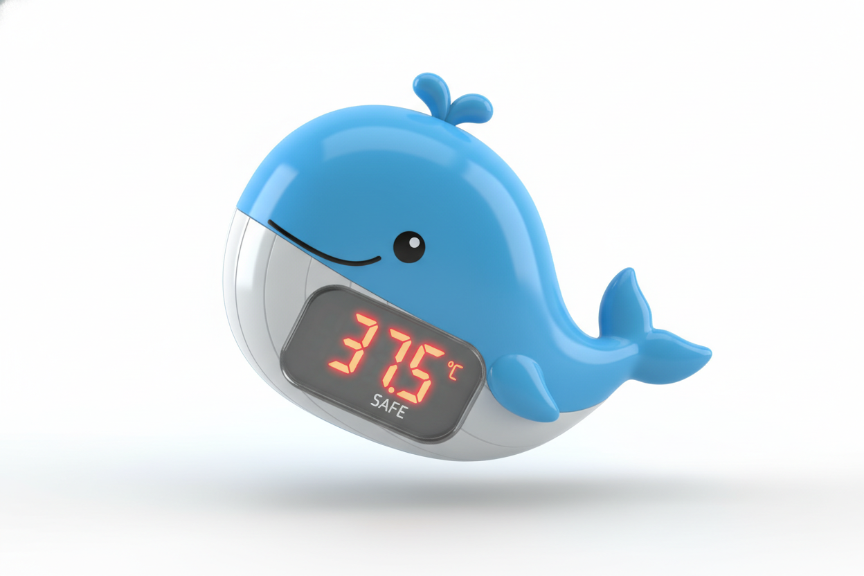 Thermomètre Bain Bébé Flottant LED Digital | Jouet Bain Température