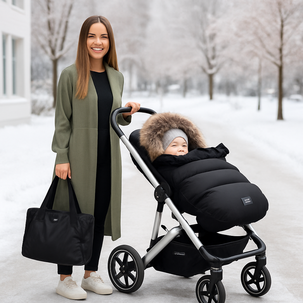 Couverture nomade bébé universelle polaire pour poussette hiver
