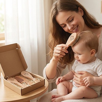 Brosse cheveux pour bebe 