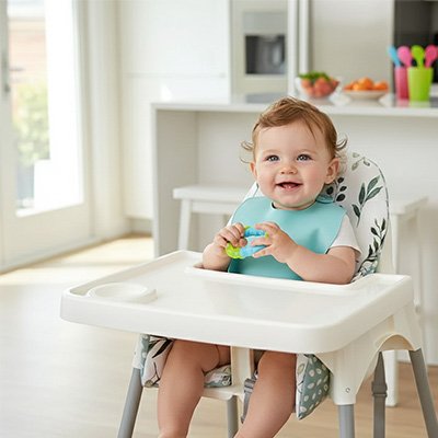 Coussin chaise haute 