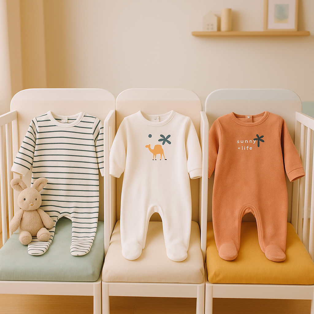 Lot de 3 Pyjamas Bébé Velours