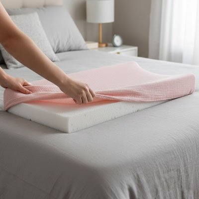 Housse pour matelas à langer 