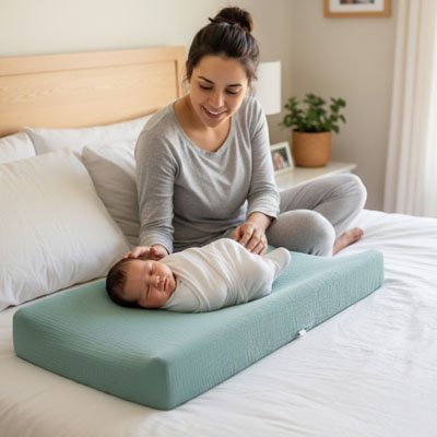 Housse pour matelas à langer 