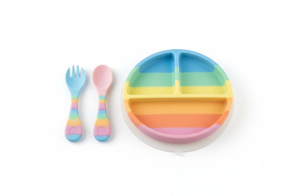 Set Vaisselle Bébé Silicone