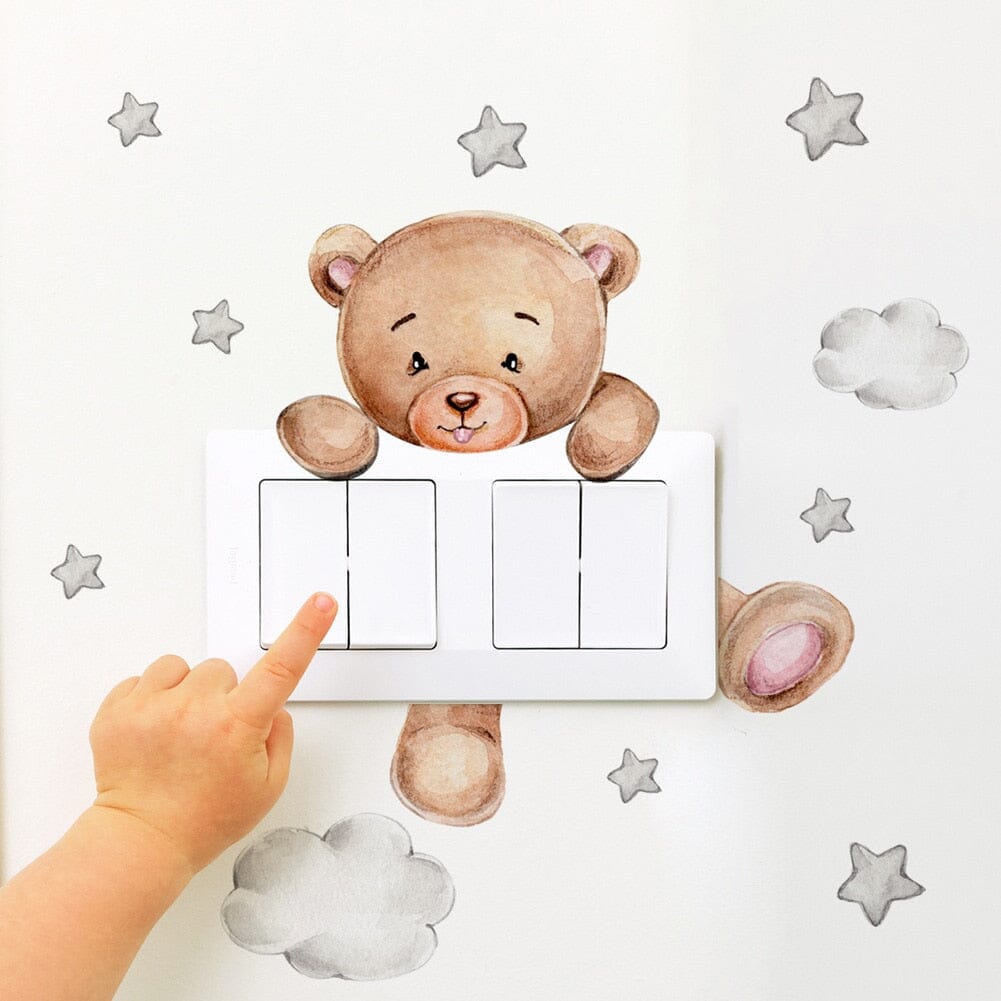 Stickybear™ - Sticker ourson décoratif | Chambre d'enfants - Bebyimran