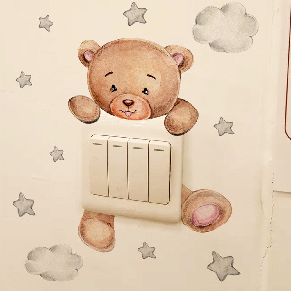 Stickybear™ - Sticker ourson décoratif | Chambre d'enfants - Bebyimran