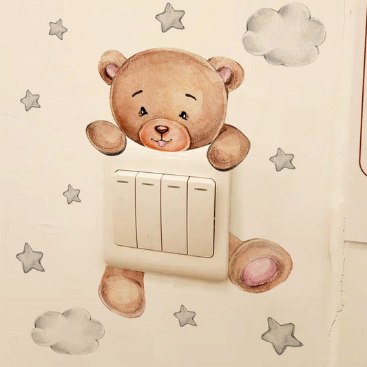 Stickybear™ - Sticker ourson décoratif | Chambre d'enfants - Bebyimran