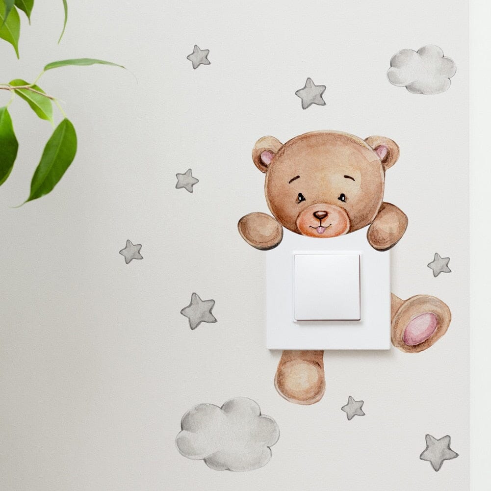 Stickybear™ - Sticker ourson décoratif | Chambre d'enfants - Bebyimran