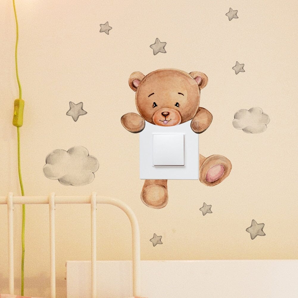 Stickybear™ - Sticker ourson décoratif | Chambre d'enfants - Bebyimran
