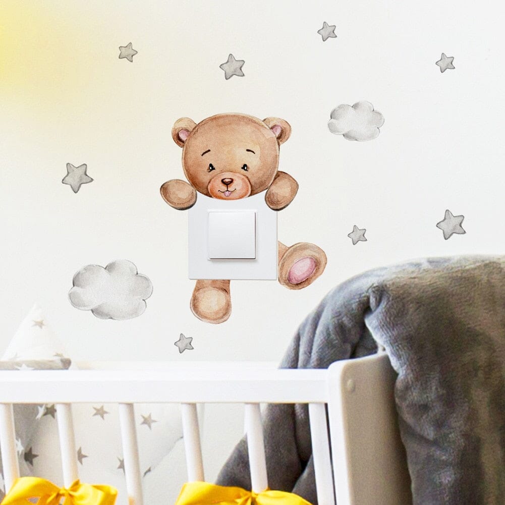 Stickybear™ - Sticker ourson décoratif | Chambre d'enfants - Bebyimran